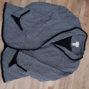 Chico's Monochrome Chevron Jacket